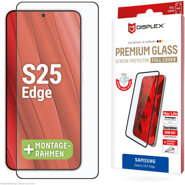 DISPLEX Premium Glass FC Samsung Galaxy S25 Edge DISPLEX Premium Glass FC Samsung Galaxy S25 Edge - Image 1