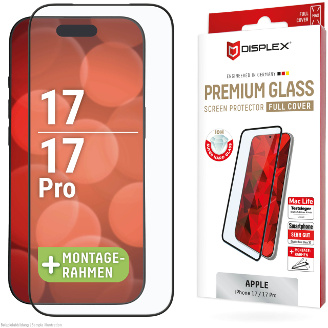 DISPLEX Premium Glass Full Cover Anti-Reflex iPhone 17 / 17 Pro DISPLEX Premium Glass Full Cover Anti-Reflex iPhone 17 / 17 Pro - Image 1