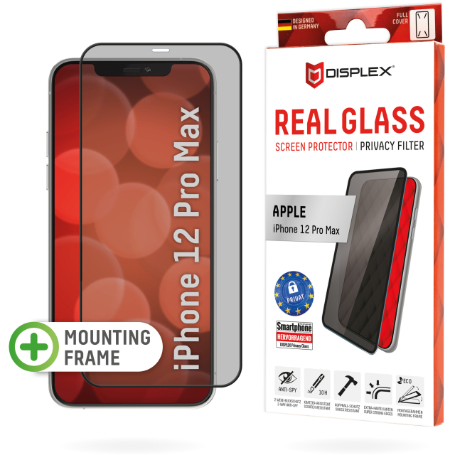 DISPLEX Privacy Glass FC Apple iPhone 12 Pro Max DISPLEX Privacy Glass FC Apple iPhone 12 Pro Max - Image 1