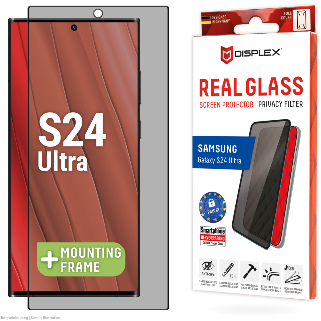 DISPLEX Privacy Glass FC Samsung Galaxy S24 Ultra 5G DISPLEX Privacy Glass FC Samsung Galaxy S24 Ultra 5G - Image 1
