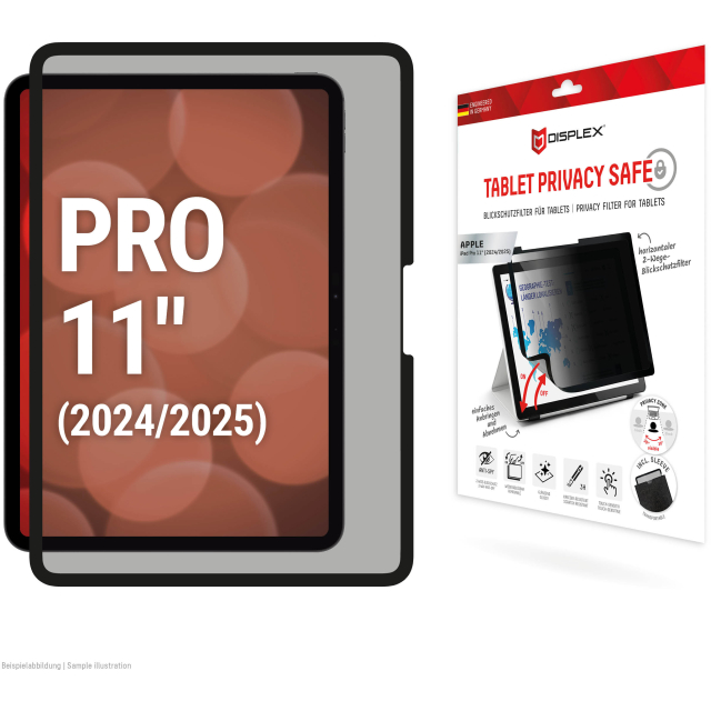 DISPLEX Privacy Safe Tablet Apple iPad Pro 11 (2024 & 2025) DISPLEX Privacy Safe Tablet Apple iPad Pro 11 (2024 & 2025) - Image 1