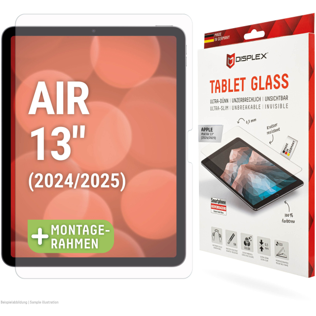 DISPLEX Real Glass Apple iPad Air 13 (2024) DISPLEX Real Glass Apple iPad Air 13 (2024) - Image 1