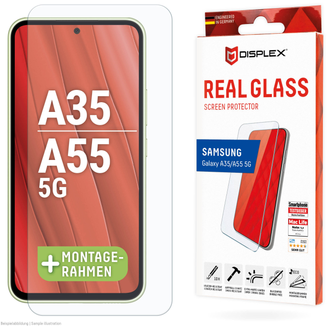 DISPLEX Real Glass Samsung Galaxy A35 5G/A55 5G DISPLEX Real Glass Samsung Galaxy A35 5G/A55 5G - Image 1