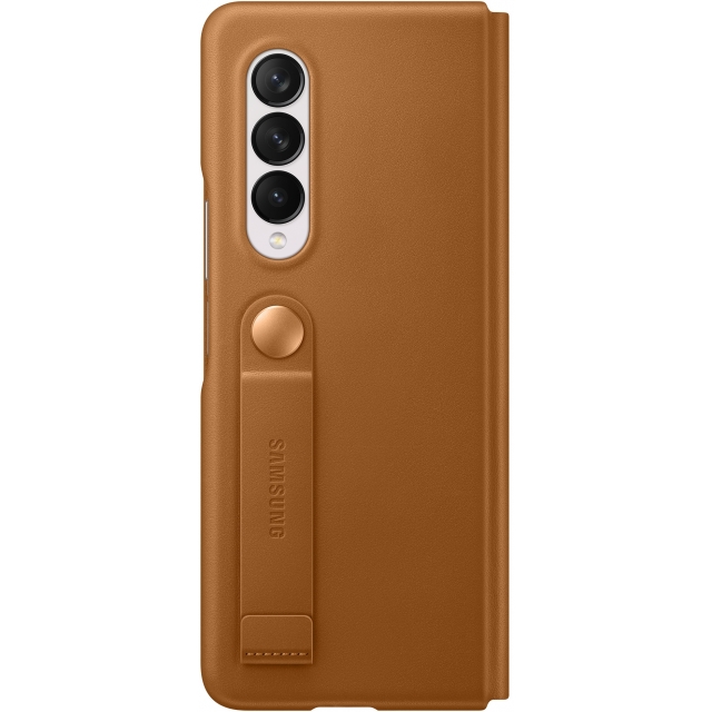 EF-FF926LAEGWW Samsung Leather Flip Cover Galaxy Z Fold3 Camel EF-FF926LAEGWW Samsung Leather Flip Cover Galaxy Z Fold3 Camel - Image 1