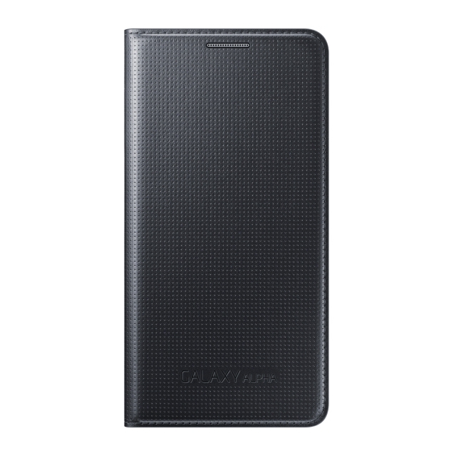 EF-FG850BBEGWW Samsung Flip Cover Galaxy Alpha Black EF-FG850BBEGWW Samsung Flip Cover Galaxy Alpha Black - Image 1