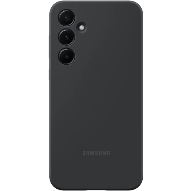 EF-PA556TBEGWW Samsung Silicone Cover Galaxy A55 5G Black EF-PA556TBEGWW Samsung Silicone Cover Galaxy A55 5G Black - Image 1