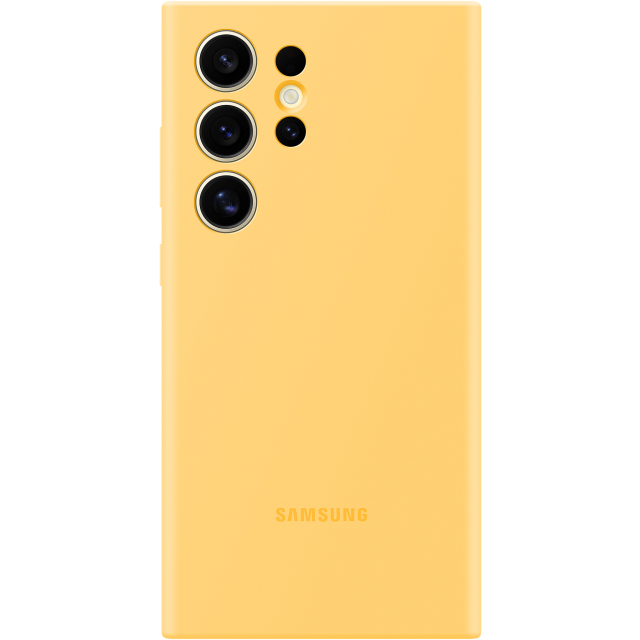 EF-PS928TYEGWW Samsung Silicone Cover Galaxy S24 Ultra 5G Yellow EF-PS928TYEGWW Samsung Silicone Cover Galaxy S24 Ultra 5G Yellow - Image 1