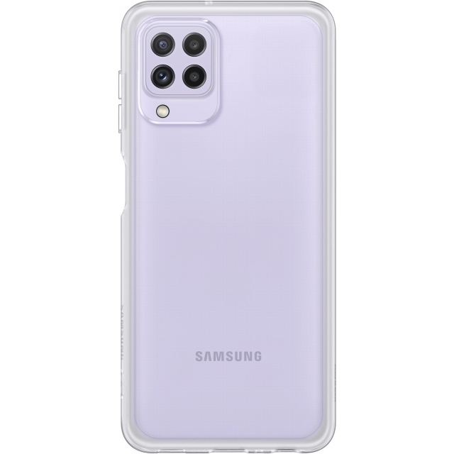 EF-QA225TTEGEU Samsung Soft Clear Cover Galaxy A22 4G Transparent EF-QA225TTEGEU Samsung Soft Clear Cover Galaxy A22 4G Transparent - Image 1