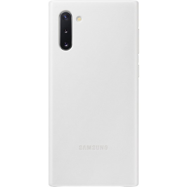 EF-VN970LWEGWW Samsung Leather Cover Galaxy Note10 White EF-VN970LWEGWW Samsung Leather Cover Galaxy Note10 White - Image 1