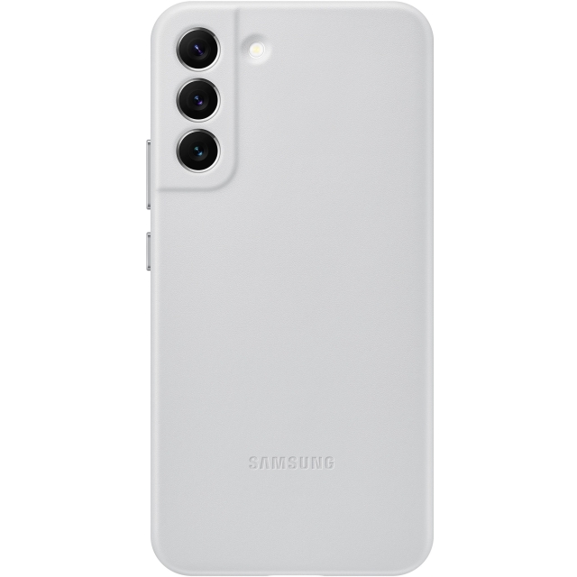 EF-VS906LJEGWW Samsung Leather Cover Galaxy S22+ 5G Light Grey EF-VS906LJEGWW Samsung Leather Cover Galaxy S22+ 5G Light Grey - Image 1