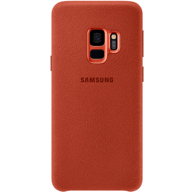 EF-XG960AREGWW Samsung Alcantara Cover Galaxy S9 Red EF-XG960AREGWW Samsung Alcantara Cover Galaxy S9 Red - Image 1