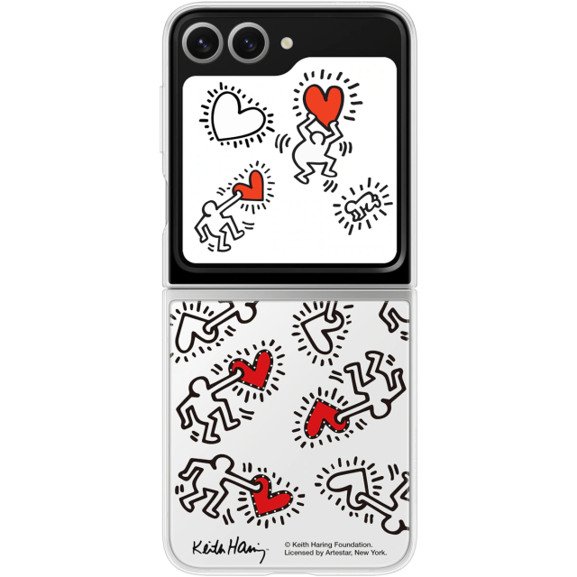 EF-ZF741CWEGWW Samsung Flipsuit Case Galaxy Z Flip6 Clear/White EF-ZF741CWEGWW Samsung Flipsuit Case Galaxy Z Flip6 Clear/White - Image 1