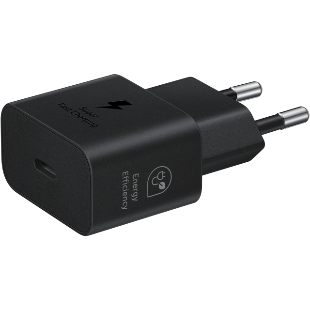 EP-T2510NBEGEU Samsung USB-C PD Wall Charger 25W Black EP-T2510NBEGEU Samsung USB-C PD Wall Charger 25W Black - Image 1