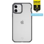 ITSKINS Level 2 HybridFrost for Apple iPhone 12 Mini Transparent Black