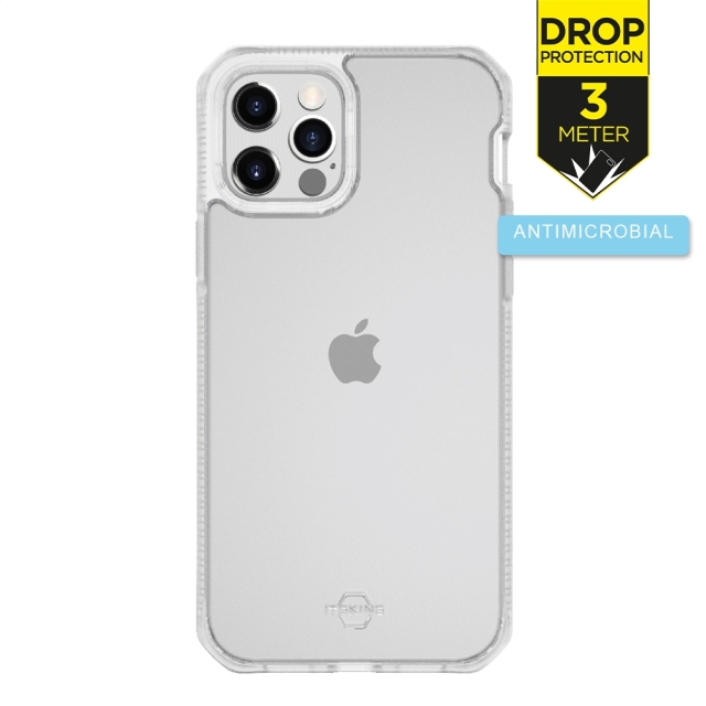 ITSKINS Level 2 HybridFrost for Apple iPhone 12 Pro Max Transparent ITSKINS Level 2 HybridFrost for Apple iPhone 12 Pro Max Transparent - Image 1