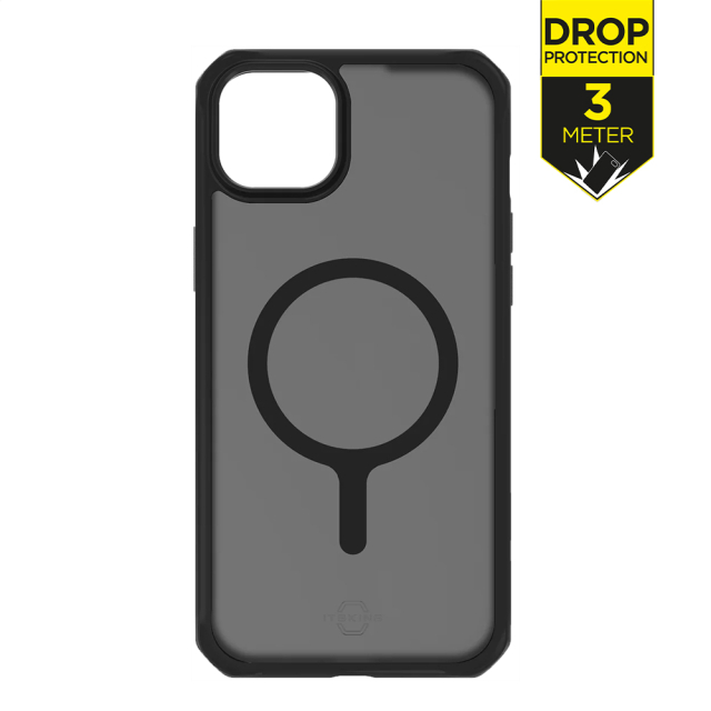 ITSKINS Level 2 HybridMagFrost_R for Apple iPhone 14/15 Black ITSKINS Level 2 HybridMagFrost_R for Apple iPhone 14/15 Black - Image 1