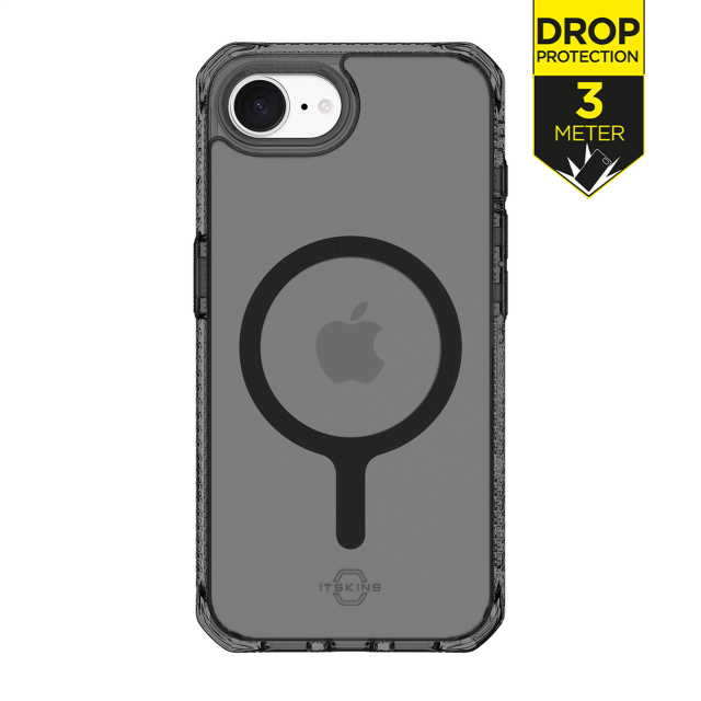 ITSKINS Level 2 HybridMagFrost_R for Apple iPhone 16e/17e Black ITSKINS Level 2 HybridMagFrost_R for Apple iPhone 16e/17e Black - Image 1