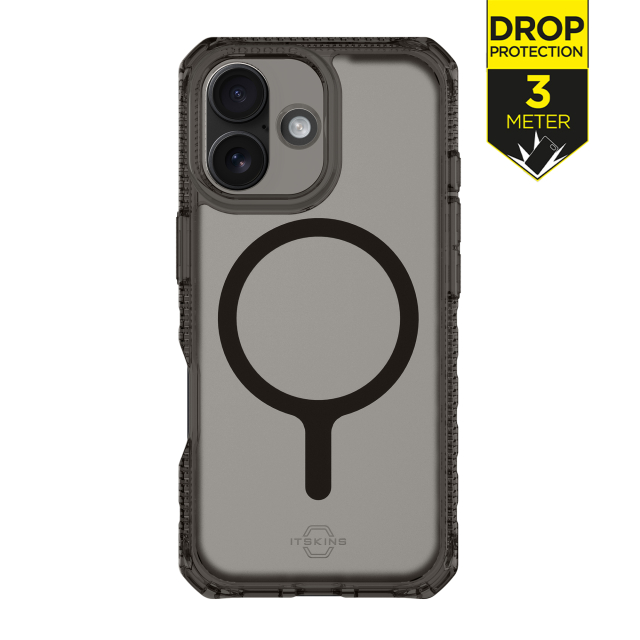 ITSKINS Level 2 HybridMagFrost_R for Apple iPhone 17 Black ITSKINS Level 2 HybridMagFrost_R for Apple iPhone 17 Black - Image 1