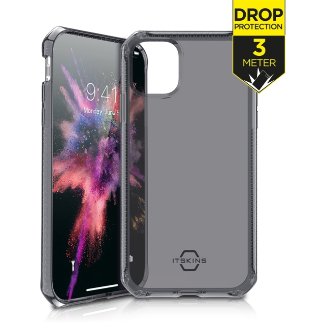 ITSKINS Level 2 SpectrumClear for Apple iPhone 11 Smoke ITSKINS Level 2 SpectrumClear for Apple iPhone 11 Smoke - Image 1