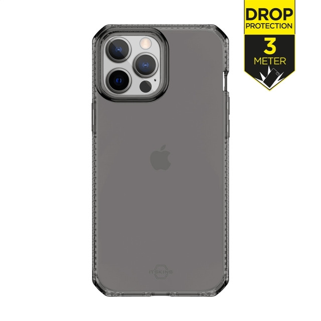 ITSKINS Level 2 SpectrumClear for Apple iPhone 13 Pro Smoke ITSKINS Level 2 SpectrumClear for Apple iPhone 13 Pro Smoke - Image 1