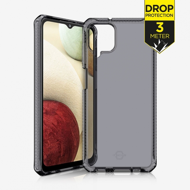 ITSKINS Level 2 SpectrumClear for Samsung Galaxy A12/M12 Smoke ITSKINS Level 2 SpectrumClear for Samsung Galaxy A12/M12 Smoke - Image 1