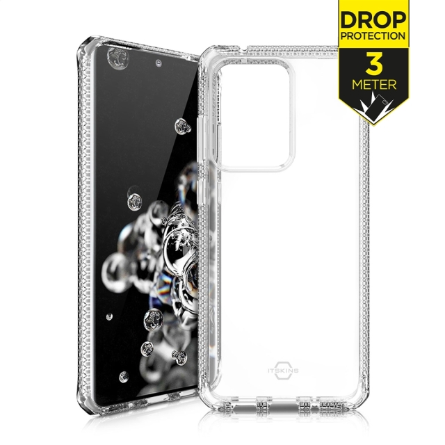 ITSKINS Level 2 SpectrumClear for Samsung Galaxy S20 Ultra/S20 Ultra 5G Transparent ITSKINS Level 2 SpectrumClear for Samsung Galaxy S20 Ultra/S20 Ultra 5G Transparent - Image 1