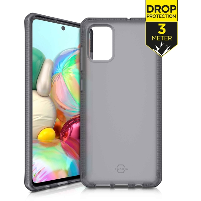 ITSKINS Level 2 SpectrumFrost for Samsung Galaxy A71 Transparent Black ITSKINS Level 2 SpectrumFrost for Samsung Galaxy A71 Transparent Black - Image 1