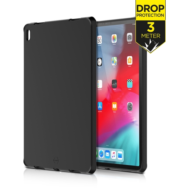 ITSKINS Level 2 SpectrumSolid for Apple iPad Pro 11 2018 Plain Black ITSKINS Level 2 SpectrumSolid for Apple iPad Pro 11 2018 Plain Black - Image 1