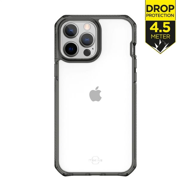 ITSKINS Level 3 SupremeClear for Apple iPhone 13 Pro Max Smoke/Transparent ITSKINS Level 3 SupremeClear for Apple iPhone 13 Pro Max Smoke/Transparent - Image 1