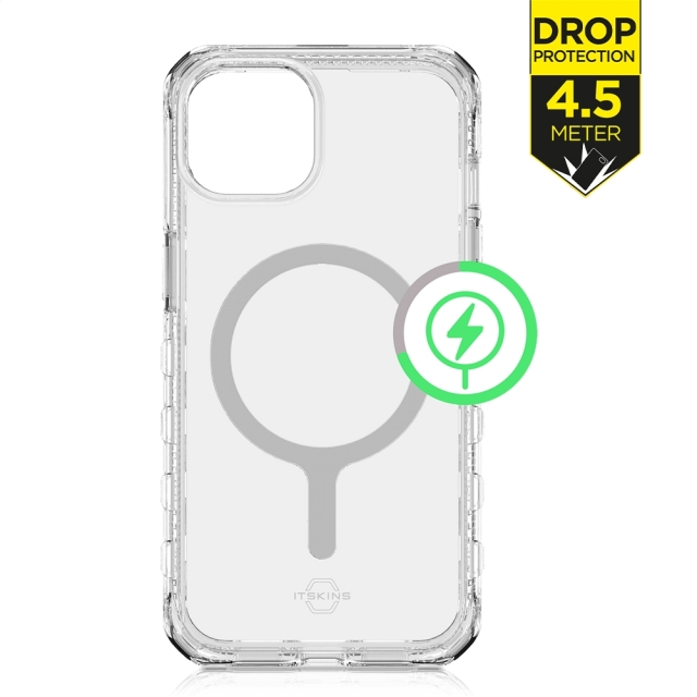 ITSKINS Level 3 SupremeMagClear_R for Apple iPhone 14 Plus Transparent ITSKINS Level 3 SupremeMagClear_R for Apple iPhone 14 Plus Transparent - Image 1