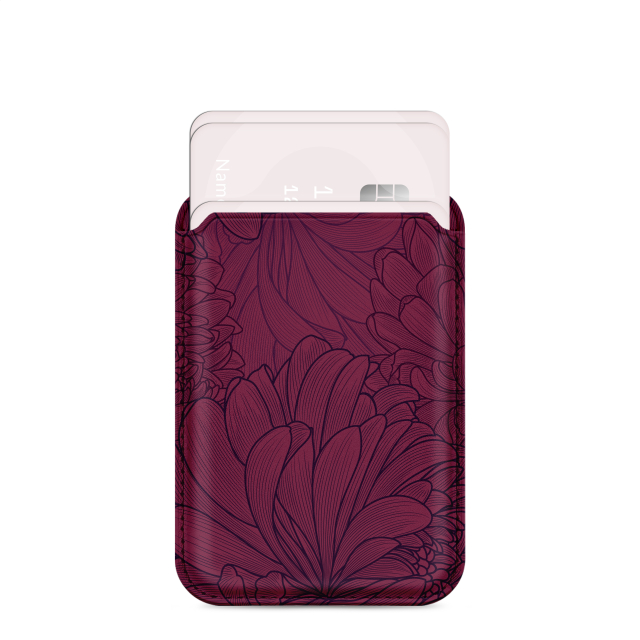 MIO Berry Blooms Magsafe Compatible Card Holder MIO Berry Blooms Magsafe Compatible Card Holder - Image 1