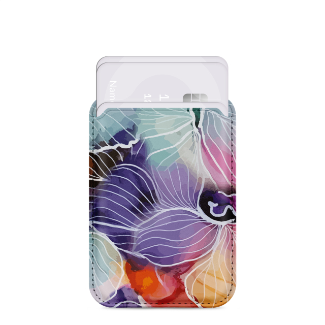 MIO Flowers Magsafe Compatible Card Holder MIO Flowers Magsafe Compatible Card Holder - Image 1