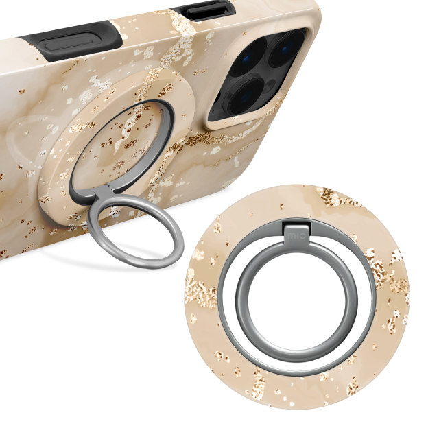 MIO Gold Marble MagSafe Compatible Ring Holder MIO Gold Marble MagSafe Compatible Ring Holder - Image 1