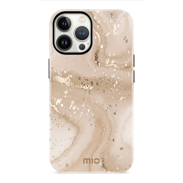 MIO Gold Marble Magsafe Compatible for iPhone 13 Pro MIO Gold Marble Magsafe Compatible for iPhone 13 Pro - Image 1