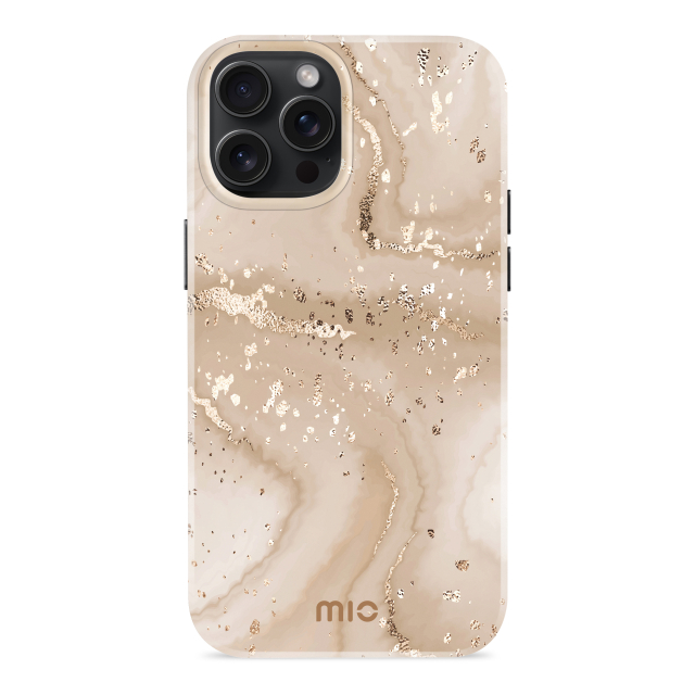 MIO Gold Marble Magsafe Compatible for iPhone 15 Pro Max MIO Gold Marble Magsafe Compatible for iPhone 15 Pro Max - Image 1