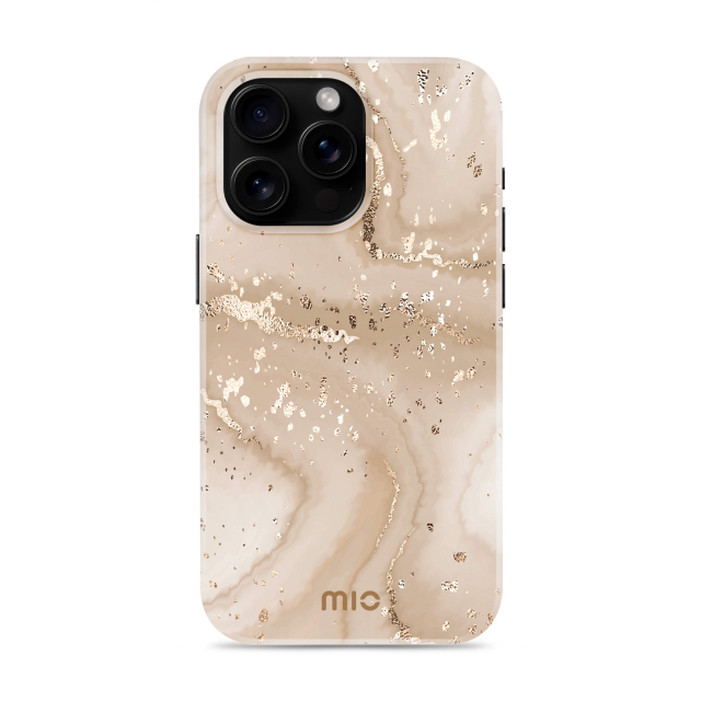 MIO Gold Marble Magsafe Compatible for iPhone 16 Pro Max MIO Gold Marble Magsafe Compatible for iPhone 16 Pro Max - Image 1