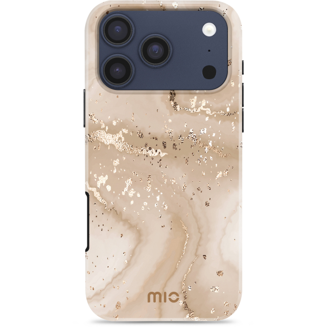 MIO Gold Marble Magsafe Compatible for iPhone 17 Pro MIO Gold Marble Magsafe Compatible for iPhone 17 Pro - Image 1