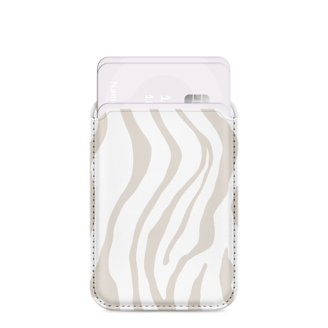 MIO Sandy Zebra Magsafe Compatible Card Holder MIO Sandy Zebra Magsafe Compatible Card Holder - Image 1