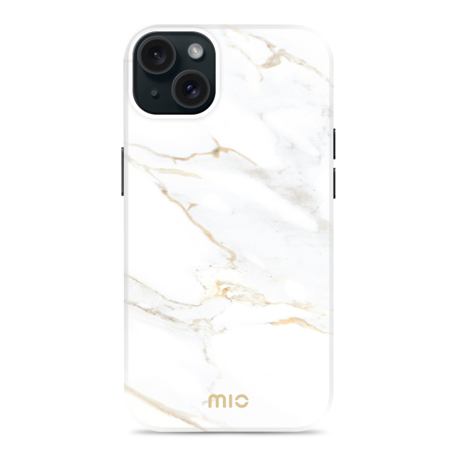 MIO White Marble Magsafe Compatible for iPhone 13/14/15 MIO White Marble Magsafe Compatible for iPhone 13/14/15 - Image 1