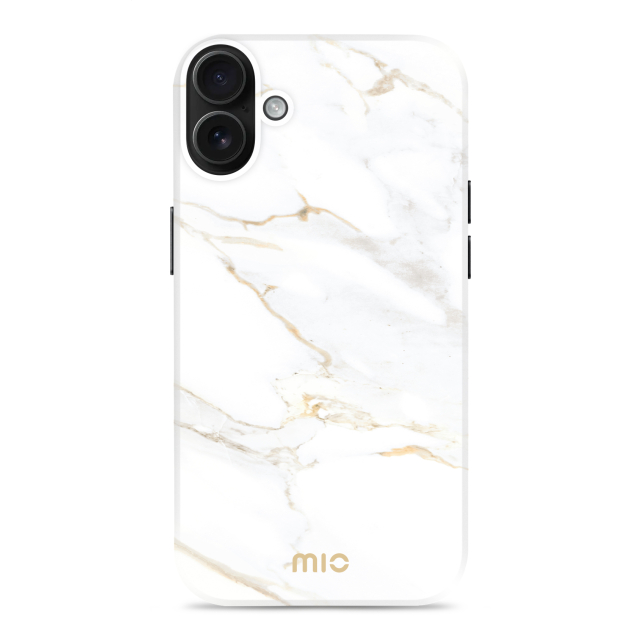 MIO White Marble Magsafe Compatible for iPhone 16 MIO White Marble Magsafe Compatible for iPhone 16 - Image 1