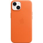 MPP83ZM/A Apple Leather Case with MagSafe iPhone 14 Orange