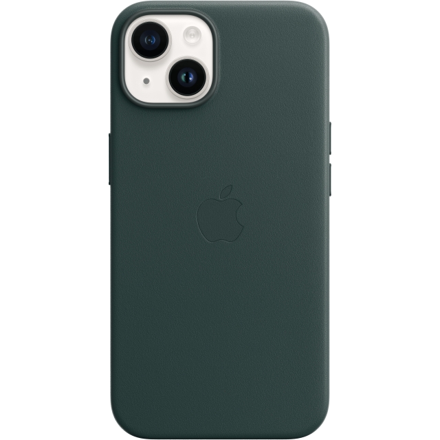 MPPA3ZM/A Apple Leather Case with MagSafe iPhone 14 Plus Forest Green MPPA3ZM/A Apple Leather Case with MagSafe iPhone 14 Plus Forest Green - Image 1