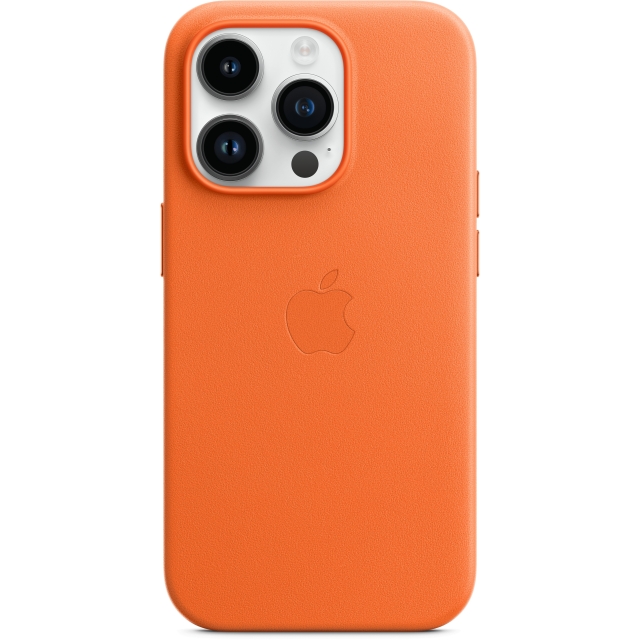 MPPR3ZM/A Apple Leather Case with MagSafe iPhone 14 Pro Max Orange MPPR3ZM/A Apple Leather Case with MagSafe iPhone 14 Pro Max Orange - Image 1