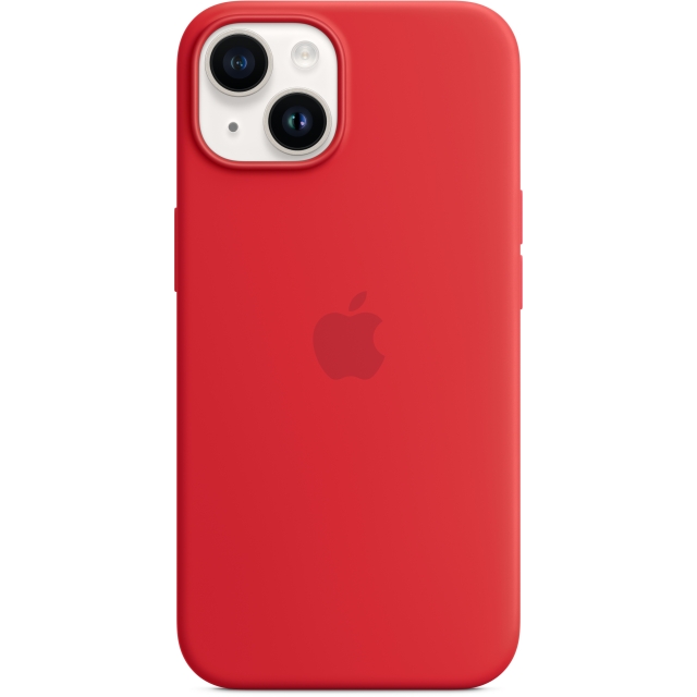 MPRW3ZM/A Apple Silicone Case with MagSafe iPhone 14 (PRODUCT) Red MPRW3ZM/A Apple Silicone Case with MagSafe iPhone 14 (PRODUCT) Red - Image 1