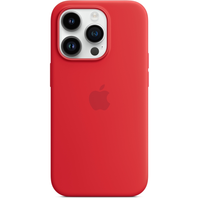MPTG3ZM/A Apple Silicone Case with MagSafe iPhone 14 Pro (PRODUCT) Red MPTG3ZM/A Apple Silicone Case with MagSafe iPhone 14 Pro (PRODUCT) Red - Image 1