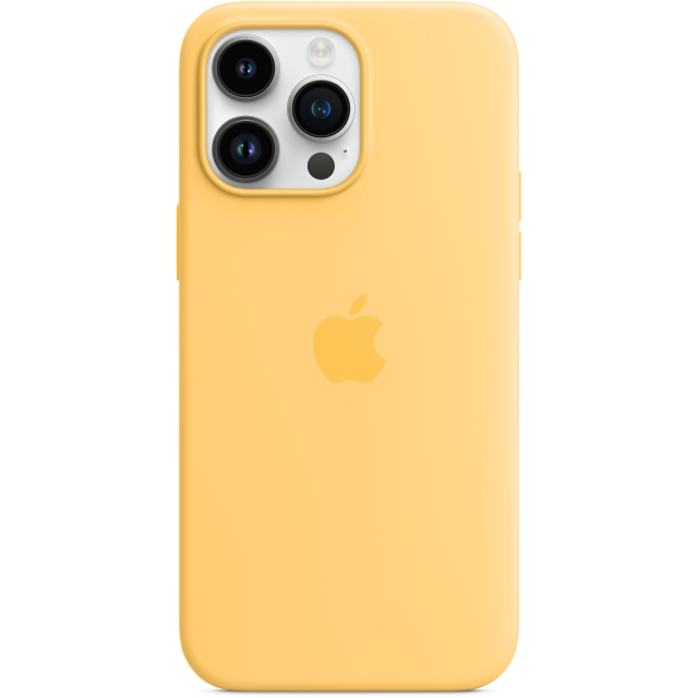 MPU03ZM/A Apple Silicone Case with MagSafe iPhone 14 Pro Max Sunglow MPU03ZM/A Apple Silicone Case with MagSafe iPhone 14 Pro Max Sunglow - Image 1