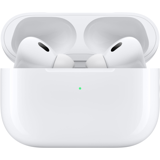 MQD83ZM/A Apple AirPods Pro (2nd Gen) Wireless Stereo Headset + MagSafe Charging Case White MQD83ZM/A Apple AirPods Pro (2nd Gen) Wireless Stereo Headset + MagSafe Charging Case White - Image 1