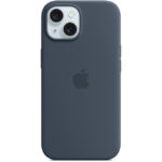 MT0N3ZM/A Apple Silicone Case with MagSafe iPhone 15 Storm Blue