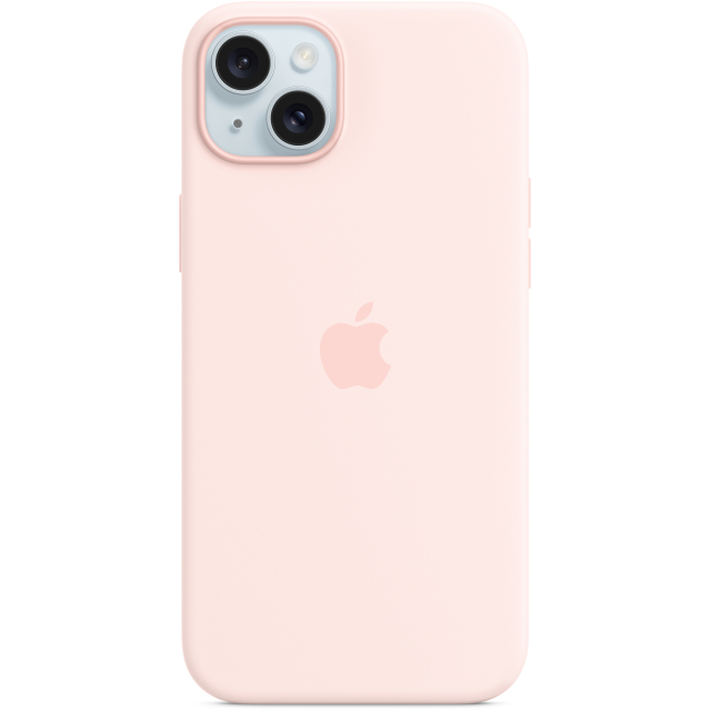 MT143ZM/A Apple Silicone Case with MagSafe iPhone 15 Plus Light Pink MT143ZM/A Apple Silicone Case with MagSafe iPhone 15 Plus Light Pink - Image 1