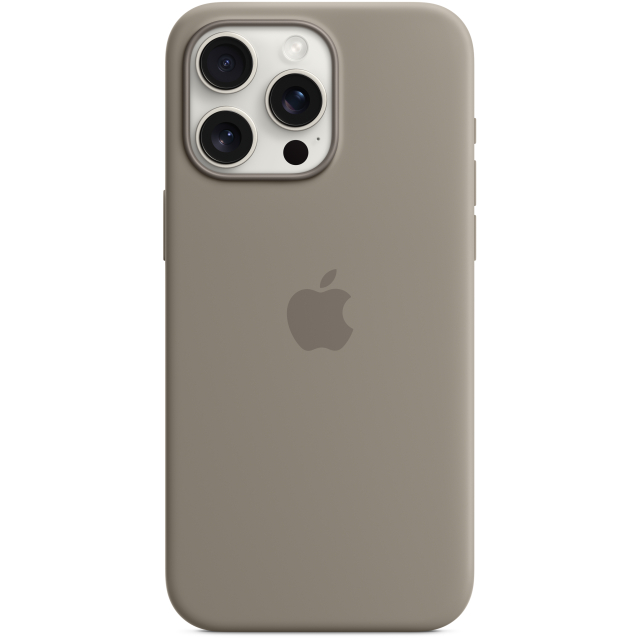 MT1Q3ZM/A Apple Silicone Case with MagSafe iPhone 15 Pro Max Clay MT1Q3ZM/A Apple Silicone Case with MagSafe iPhone 15 Pro Max Clay - Image 1